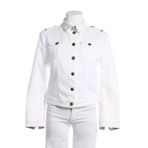 Jeansjacke, in Weiß, Baumwolle, Burberry Brit