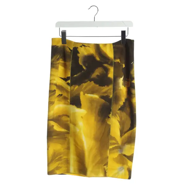 Rock, in Gelb, Leinen, Blumarine