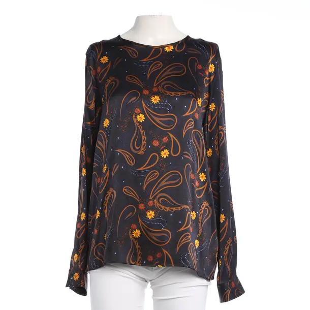 Bluse, in Navy, Seide, Robert Friedman