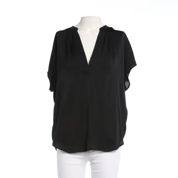 Shirt, in Black, Silk, Vince