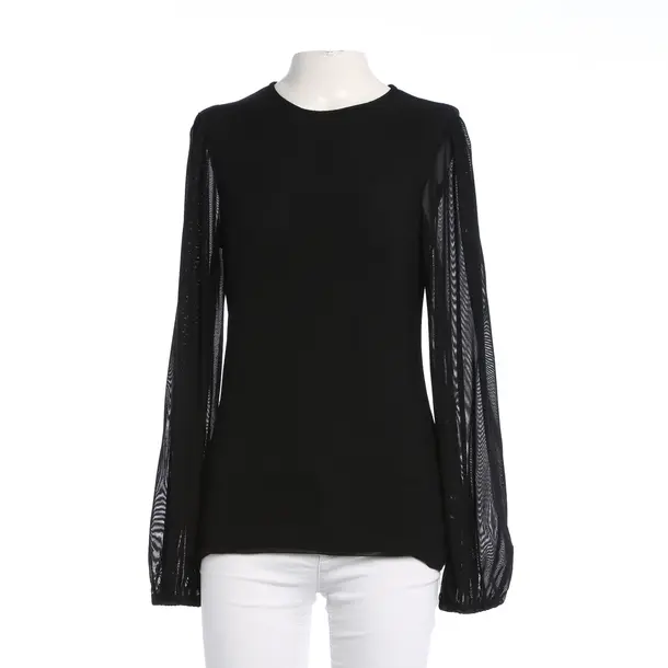 Longsleeve, in Schwarz, Polyamid, Ganni