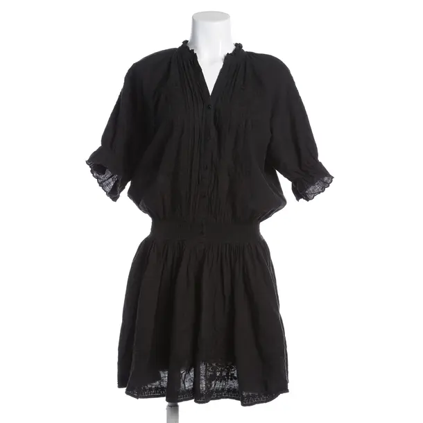 Kleid, in Schwarz, Leinen, 0039 Italy