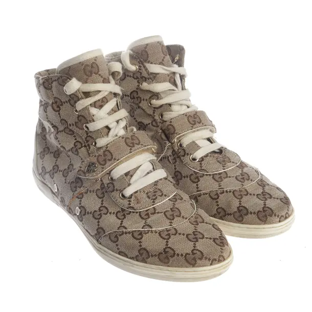 High-Top Sneakers, in Light Brown, Gucci