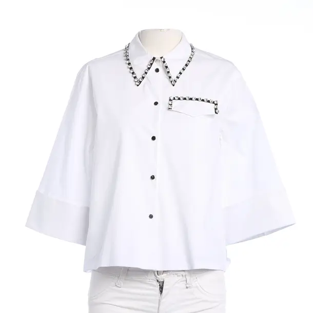 Camicetta, in Bianco, Cotone, Dorothee Schumacher