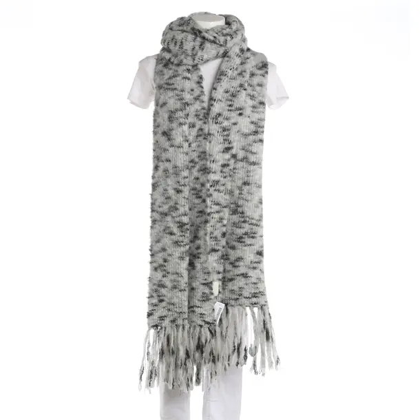 Scarf, in Light Gray, Wool, Isabel Marant