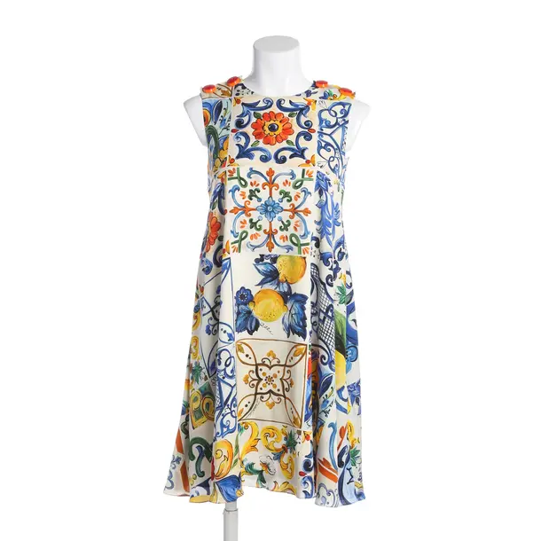 Dress, in Multicolored, Silk, Dolce & Gabbana