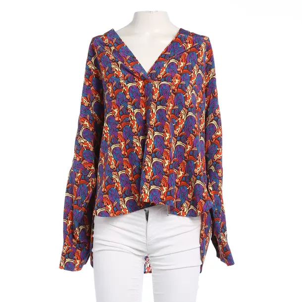 Blouse, in Multicolored, Silk, Odeeh