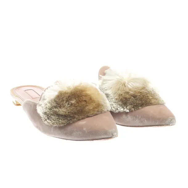Pantofole, in Beige, Aquazzura