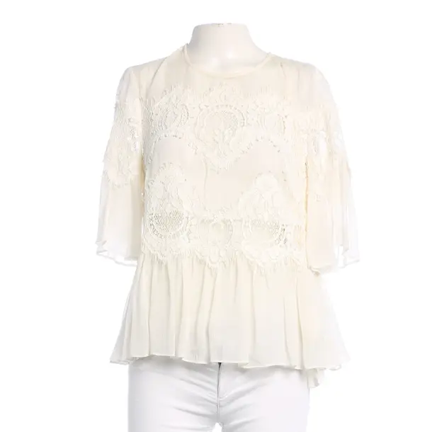 Bluse, in Cream, Viskose, Twin Set