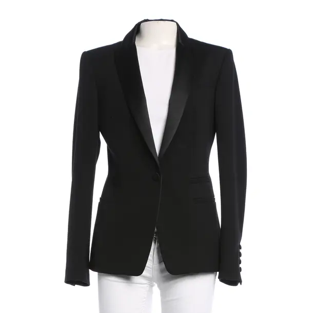 Blazer, in Black, Wool, Dondup