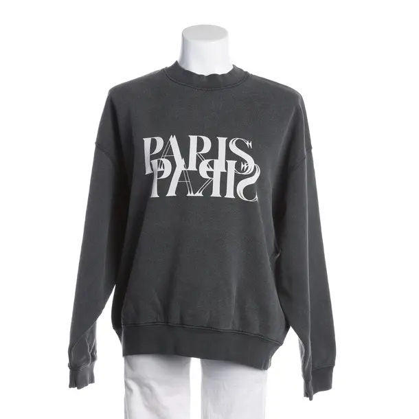 Sweatshirt, in Grau, Baumwolle, Anine Bing