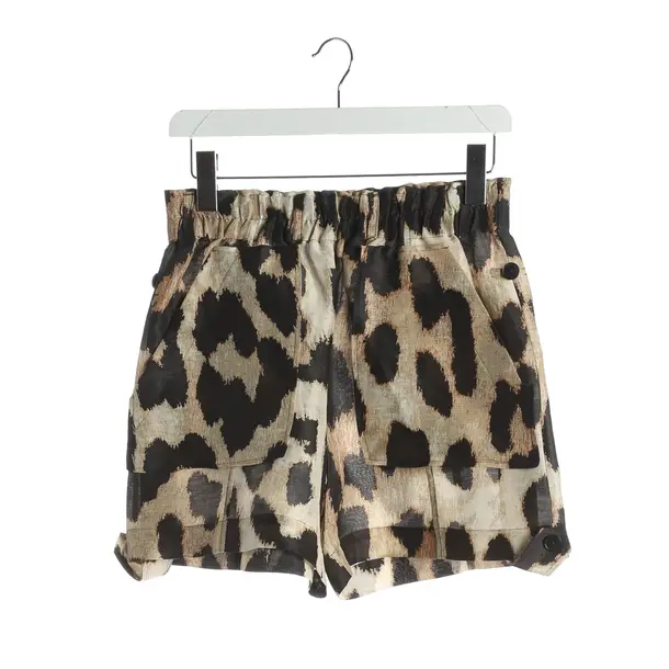 Shorts, in Black, Linen, Ganni