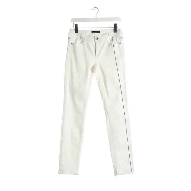 Pants, in White, Cotton, Marc Cain