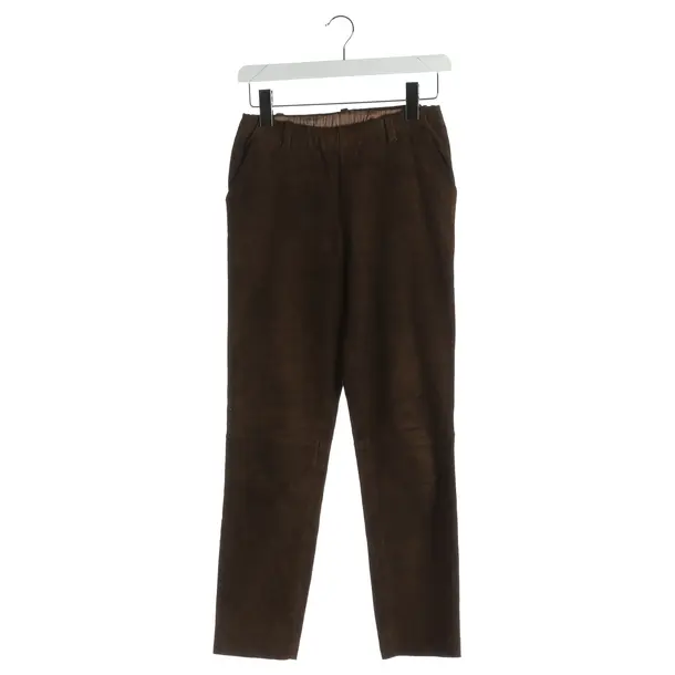 Pants, in Brown, Leather, Stouls