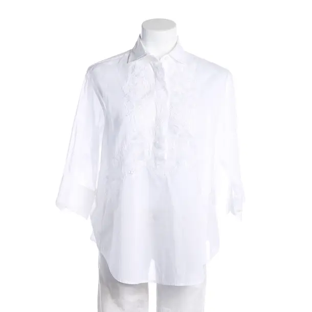 Blouse, in White, Cotton, Ermanno Scervino