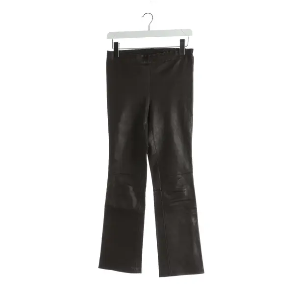 Hose, in Braun, Leder, Stouls