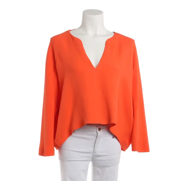 Blouse, in Orange, Silk, Valentino