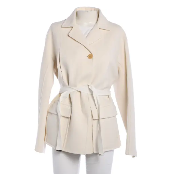 Mid-Season Jacket, in Beige, Wool, Joseph