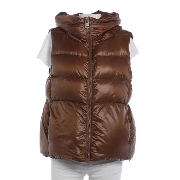 Vest, in Brown, Polyimide, Herno