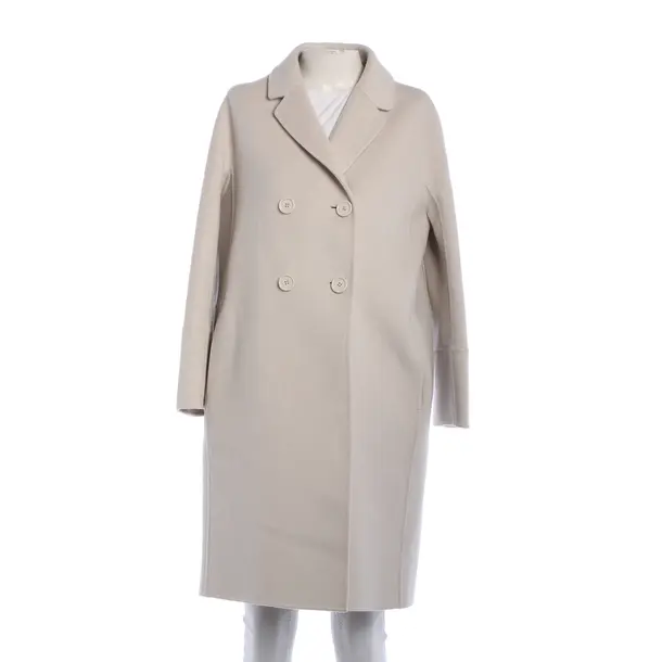 Übergangsmantel, in Beige, Wolle, Max Mara