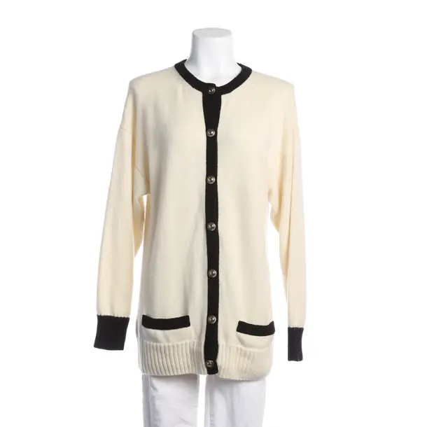 Strickjacke, in Beige, Kaschmir, Saint Laurent