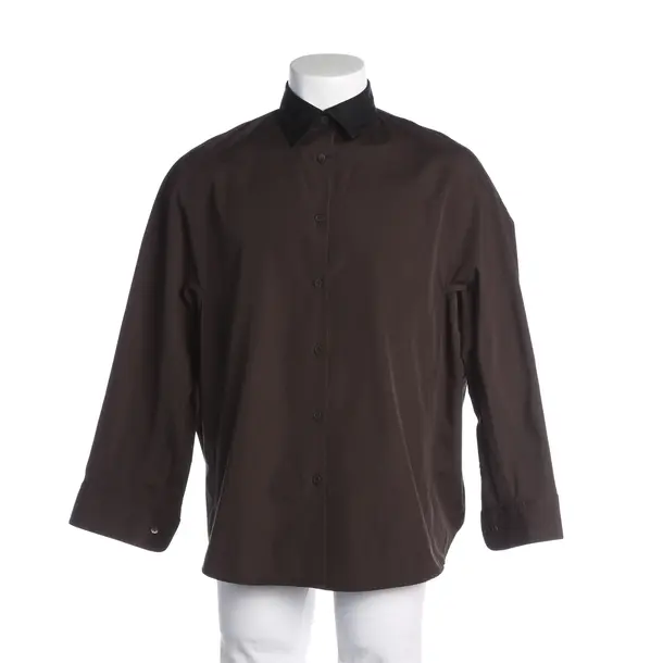 Shirt, in Dark Brown, Cotton, Dries van Noten