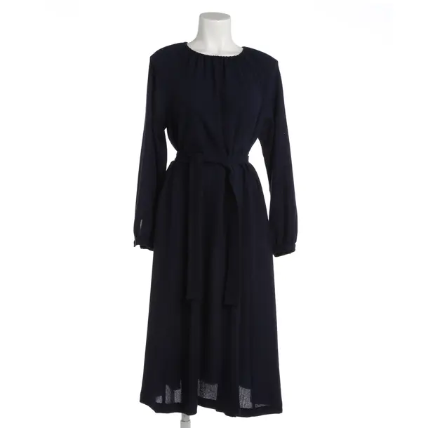 Dress, in Navy, Wool, Odeeh