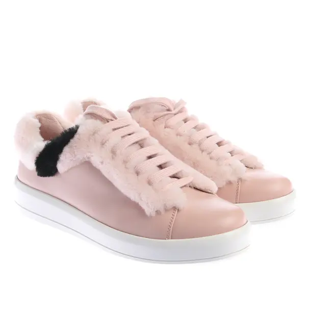 Sneaker, in Hellrosa, Prada