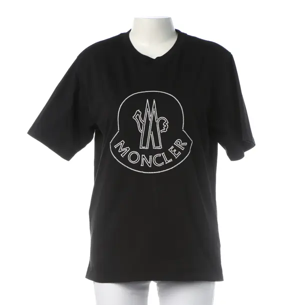 Shirt, in Schwarz, Baumwolle, Moncler