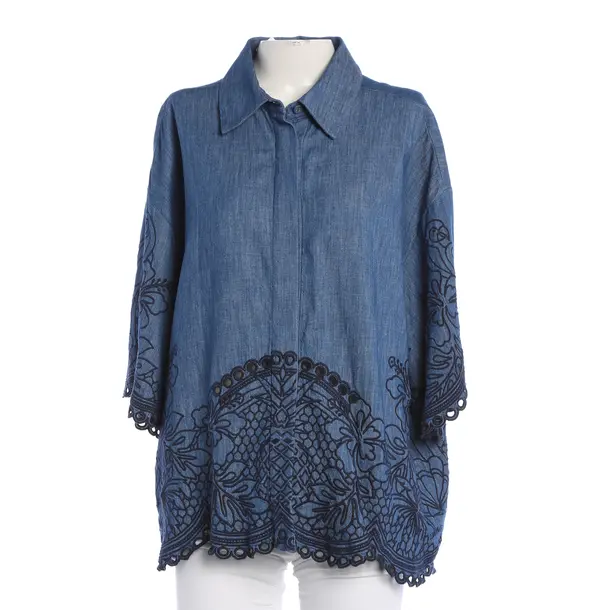 Denim Shirt, in Blue, Cotton, Zimmermann