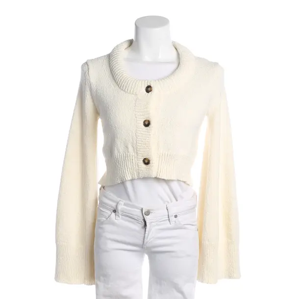 Strickjacke, in Beige, Baumwolle, Loulou Studio