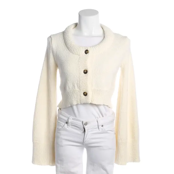 Strickjacke, in Beige, Baumwolle, Loulou Studio