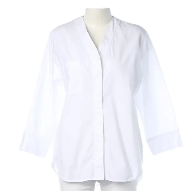 Blouse, in White, Cotton, Max Mara