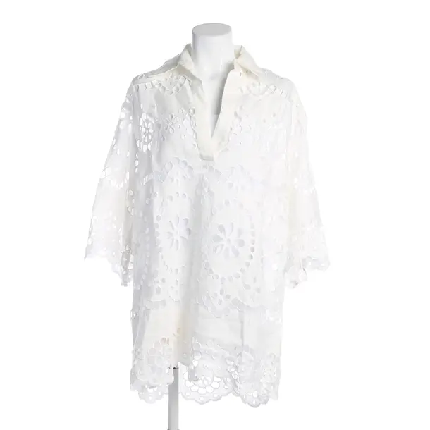 Abito, in Bianco, Cotone, Falegname