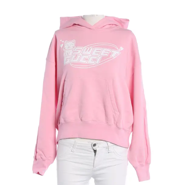 Hoodie, in Hellrosa, Baumwolle, Gucci