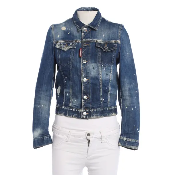 Denim Jacket, in Blue, Cotton, Dsquared