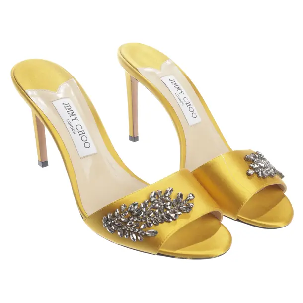 Sandaletten, in Gelb, Jimmy Choo