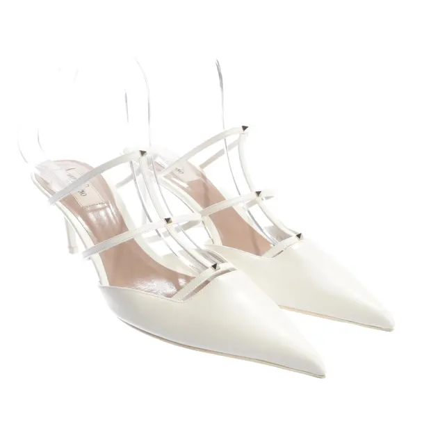 Heeled Sandals, in White, Valentino