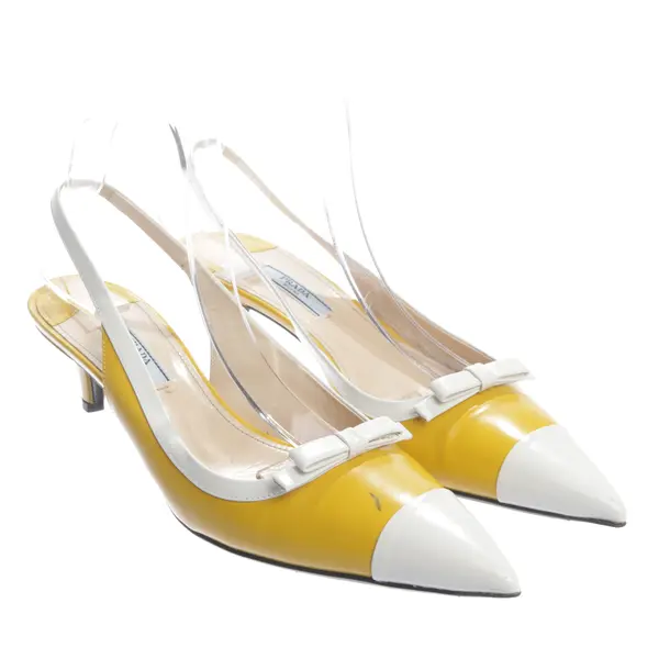 Slingbacks, in White, Prada