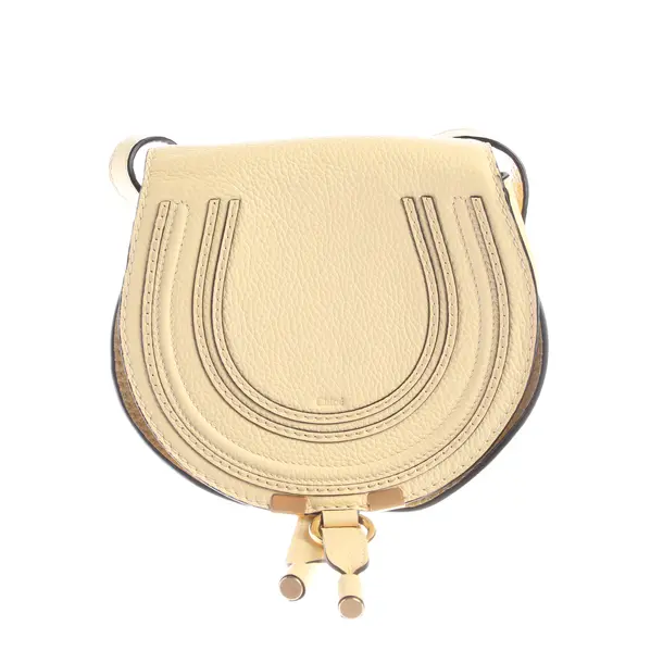 Schultertasche, in Pastellgelb, Leder, Chloé