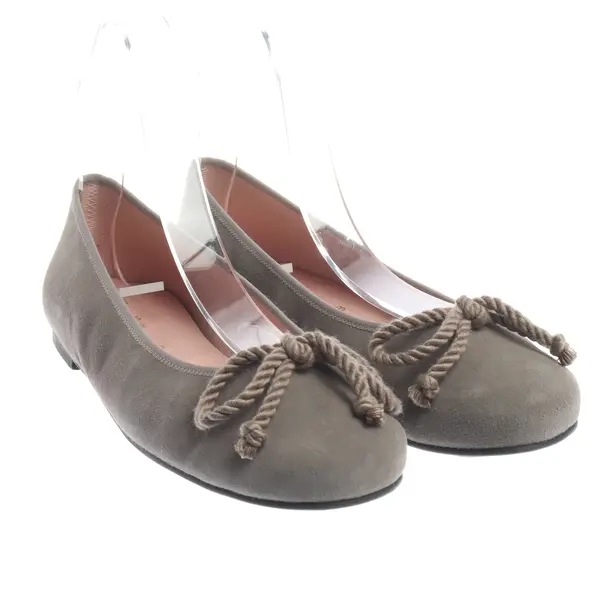 Ballet Flats, in Light Gray, Pretty Ballerinas