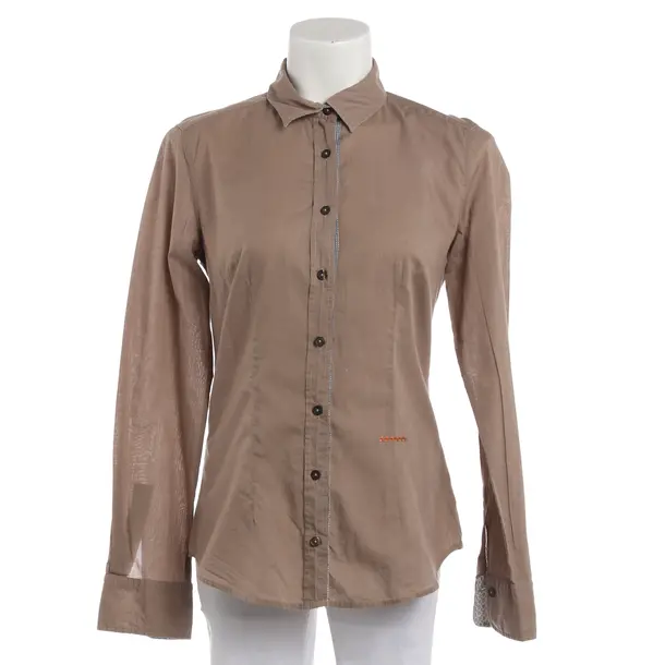 Bluse, in Braun, Baumwolle, 0039 Italy