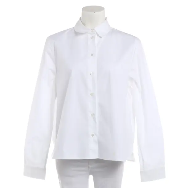 Blouse, in White, Cotton, Robert Friedman