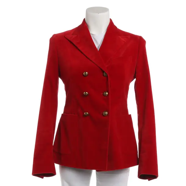 Blazer, in Red, Cotton, Tagliatore