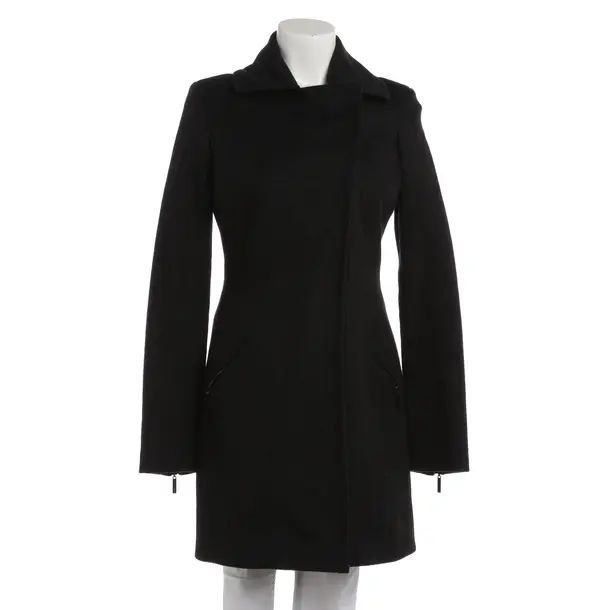 Mid-Season Coat, in Gray, Wool, Elisabetta Franchi