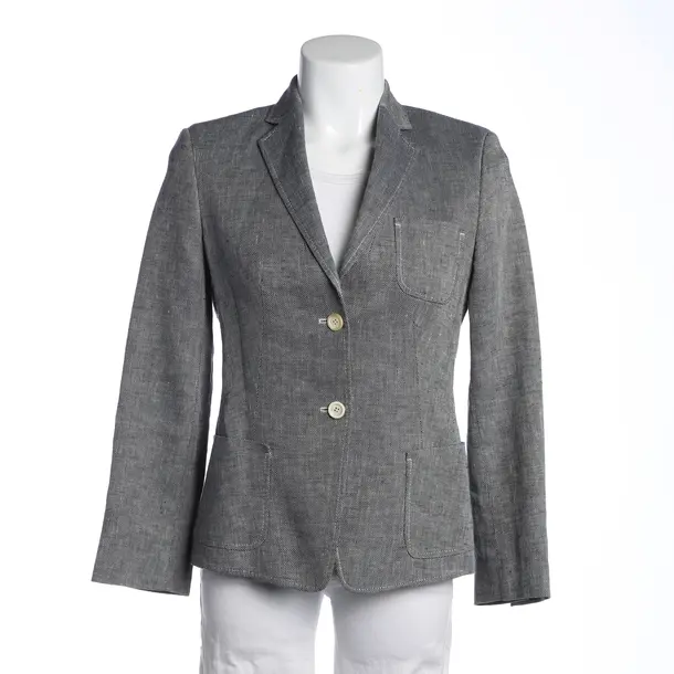 Blazer, in Blue, Linen, Hugo Boss Black Label