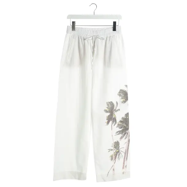 Pantaloni, in Bianco, Lino, Marc Cain