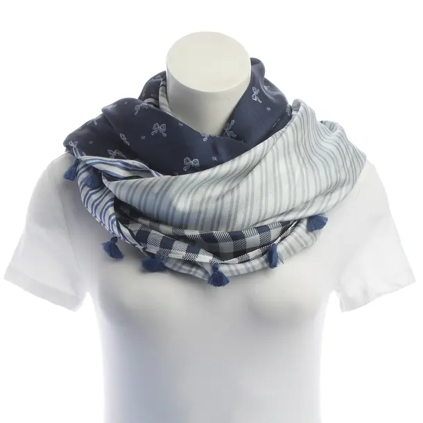 Tuch, in Blau, Seide, Max Mara