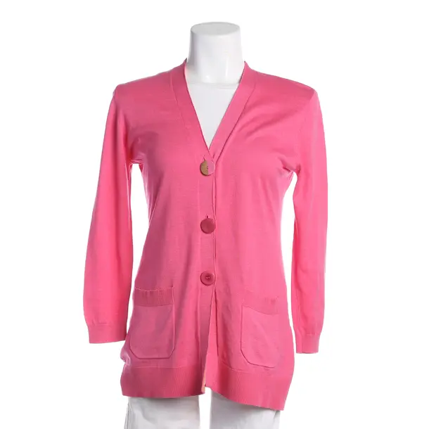 Cardigan, in Pink, Silk, Maliparmi