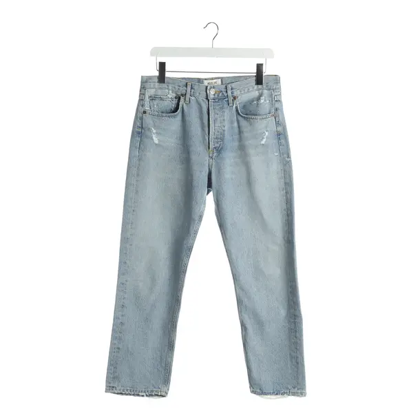 Jeans Straight Fit, in Hellblau, Baumwolle, Agolde